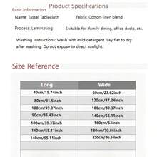 Zulita 1 pieza Mantel cuadrado de textura de lino resistente al agua y a las manchas con borlas, mantel decorativo resistente a las arrugas estilo granja, adecuado para el hogar, cena, cocina, exterior, picnic (140 x 180 cm)