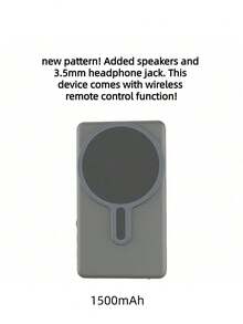 [Magnetic Vlog Monitor]Rechargeable Magnetic Phone Vlog Selfie Monitor Screen | 36V Dual Power (Battery/USB), Compatible With IOS And Android Phones | Suitable For Live Streaming, Content Creation, Selfie, Speaker Style (3.97 Inch) - (3.97in) With Speaker - View 9