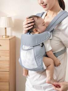 Oaoleer 1PC Baby Carrier, Front & Back Carry, Baby Sling Carrier Portable Newborn Toddler,Child Infant Baby Carrier-Child Carrier Sling,Lightweight & Breathabl - Mô hình trực tuyến - Xem 2