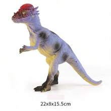 1件逼真恐龙玩具，霸王龙和三角龙塑料侏罗纪史前小型恐龙动物模型 - 彩色 - 查看 14