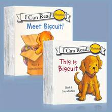 12pcs Cookie Series English Picture Books | Interactive Voice Recording Storybooks | Learning Reading Set | Christmas Holiday Educational Gift | Stationery Supplies - 12本藍色書 - 查看 2
