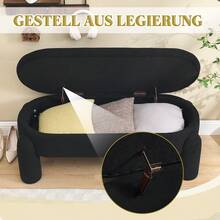 Bedroom Benches - Black + Corduroy - View 5