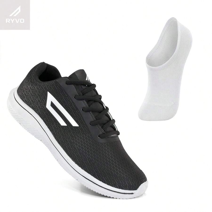 SPORTS TENNIS KIT + 100% COTTON SOCKS! GYM, WALKING, EVERYDAY, GREAT QUALITY! IMMEDIATE SHIPPING - SH 黑色+襪子 - 查看 1