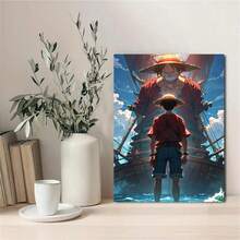 Tranh màu nước in hình nhân vật hoạt hình Zoro, Sanji, tranh anime, tranh trang trí tường chủ đề trò chơi điện tử, tranh ghép, truyện tranh, không khung. - Nhiều màu - Xem 22