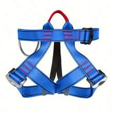 Compact Climbing Safety Harness, Half-Body Climbing Safety Harness, Made Of High-Strength Polyester, With Three Adjustment Buckles And A Tool Hanger Ring