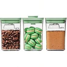 OXO Good Grips 3-Piece POP Container Set With Mini Scoops - Limited Edition Pistachio For Kitchen Food Storage Airtight Containers With Built-In Scoops For Dry Goods Ideal For Pantry Organization And Easy Access In Home Cooking - 開心果 - 查看 1