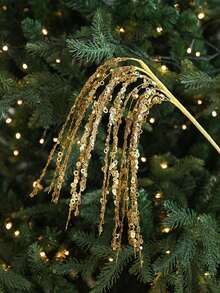 1 buc. Design din ratan cu ciucuri și paiete strălucitoare, 60 cm. Decorațiune pentru brad de Crăciun. Buchet de fructe de pădure cu paiete albe strălucitoare. Potrivit pentru sărbători, nunți, petreceri, decorarea interiorului casei, masa de sufragerie, dormitor, cadouri, coronițe, accesorii de decor DIY din ratan, decorare pentru brad și plante de Crăciun, decorare cameră. Decorațiune de Crăciun pentru casă, cadou de Crăciun, ornament de Crăciun.