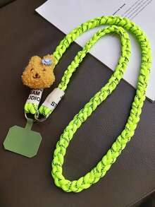 Chrysanthemum Rabbit Braided Lanyard, Fashionable, Lightweight, Durable For Outdoor, Hiking Compatible With Android And Most Smartphone,Gifts For Mother, Family, Friends, Birthday, Holiday Phone Chain - Multicolor - View 16