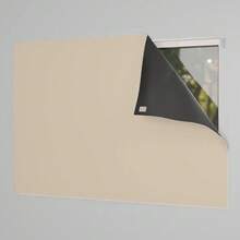 PVC Blackout Panel Curtain, Blocks 100% Of Light, For Living Room, Bedroom, Kitchen, Various Colors - Màu be - Xem 8