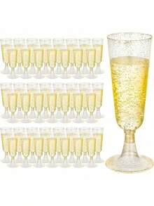 5/10pcs 5.5oz Coffee Cups/Champagne Glasses, Suitable For Desserts, Cakes, Juices, Cold/Hot Drinks, Coffee, Ideal For Birthday, Wedding, Party, Outdoor, New Year - Color/style Random - View 18