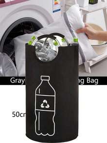 1 Oversized 70 Liter Polyesterfaser Flaschen Box - Multifunktionaler Wäschekorb und Küchen Aufbewahrungsorganizer, faltbar, Mehrzweck Küchen Aufbewahrungsbox, Korb, Box und Behälter, Aufbewahrungsbox für Zuhause