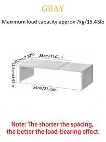 1件/2件纯色可拆卸伸缩分层鞋架节省空间厨房架家用客厅宿舍塑料鞋拖鞋收纳架，可放置于房门、床下、浴室、衣帽间加厚可伸缩鞋架。 - 彩色 - 查看 12