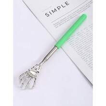 1PC Extendable Back Scratcher, Stainless Steel Portable Telescopic Rubber Handle Back Scratchers For Thanksgiving, Birthday, Christmas Gifts,School,Back To School,Travel,Travel Essentials,Home Essentials,Spa,Massage Tool,Massage,Massager,Spa - 彩色 - 查看 9