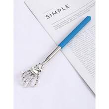 1PC Extendable Back Scratcher, Stainless Steel Portable Telescopic Rubber Handle Back Scratchers For Thanksgiving, Birthday, Christmas Gifts,School,Back To School,Travel,Travel Essentials,Home Essentials,Spa,Massage Tool,Massage,Massager,Spa - 彩色 - 查看 11