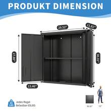 Heavy Duty 198cm 5 Tier Shelving Unit - Metal Storage Rack With 650kg Load Capacity, Height Adjustable Industrial Shelving Unit For Garage, Basement And Workshop, Black, H198cm * W120cm * D45.7cm On Site - 黑色+金屬+現代 - 查看 5