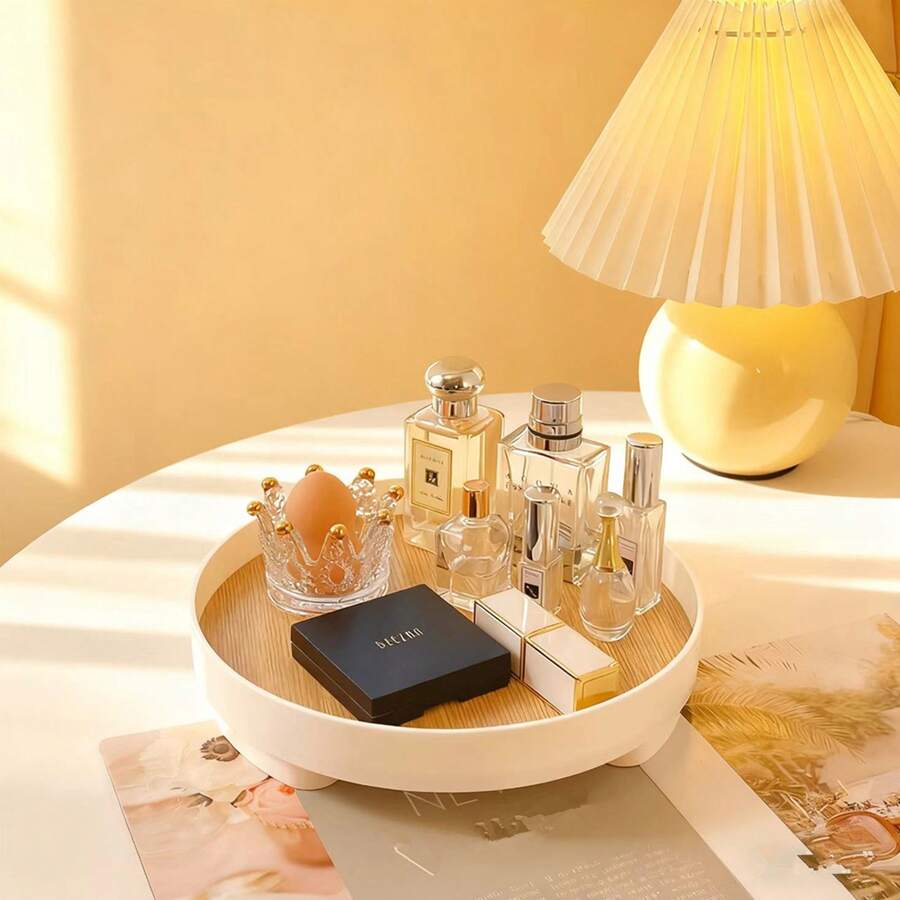 1 cái/2 cái Khay trang trí đơn giản thời trang, chìa khóa hiên nhà, bình hoa, tủ đựng đồ, nước hoa, mỹ phẩm, khay đựng đồ