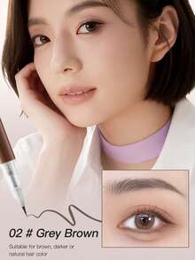 Life Girls 1支防水、防汗、持久的液体眉笔，打造自然眉形，适合初学者打造根根分明的羽毛眉 - 彩色 - 查看 9