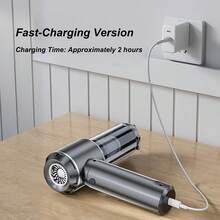 SUITU Penyedot Debu Genggam Nirkabel Portabel untuk Mobil, Penyedot Debu Mini Basah & Kering yang Bertenaga, Penyedot Debu untuk Pembersihan Rumah, Dilengkapi dengan Baterai 11.1V 2000mAh, Cocok untuk Mobil, Rumah, Kantor, dan Skenario Berkemah. Catatan: Isi daya selama 3-5 jam sebelum digunakan. - MultiWarna - View 7