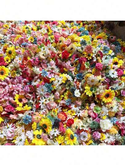 11pcs Hanging Flower DIY Flower Curtain, Floral Decor For Valentine's Day DIY Wedding, Arch Flower Curtain, Theme Party Background, Home Gathering, Ceiling, Spring Decor, Bridal Shower, Photography Props, Atmosphere Setting, Birthday, Outdoor Garden Hanging Ornament