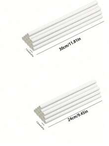 1/6/12Pcs Cake Supports, For Stacking - Wedding Cake Dowels Plastic Cake Dowel Rod White Cake Dowel Rods Cake Straws For Stacking And Supporting, Cake Sticks, Cake Dowel Straws, Wedding Cake Dowels Plastic Cake Dowel Rod White Cake Dowel Rods Cake Straws For Stacking And Supporting Back To School