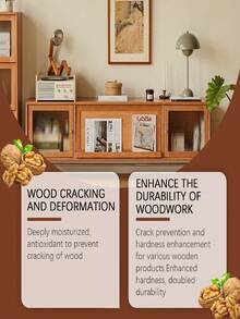 JAYSUING Acondicionador de madera de nuez, especializado para muebles, palisandro, cuidado de pisos, pulido, prevención de grietas y mejora de la dureza. Un gran regalo para familiares y amigos - Multicolor - Ver 8