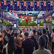 Australian Flag Chain, Little Australian Flag, Grand Opening Ceremony, National Sporting Events, Holiday Decorations(Hand Waving Flags, Garden Flags) - Multicolor - View 5