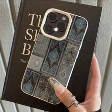 غطاء هاتف TPU بنمط لوحة فنية عتيقة، متوافق مع 17 Pro Max/17/16 Pro Max/15/13/12/11، S20 FE/A15/S24/A55، متوافق مع Redmi Note 11/12/13 Pro، غطاء واقي كامل للجسم مقاوم للصدمات، الإصدار الدولي، وليس الإصدار المحلي - أبيض - مشاهدة 2