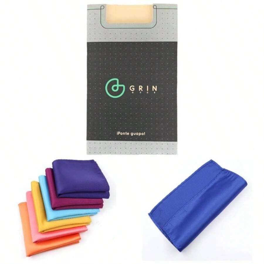 GRIN accs Pauelo de Bolsillo Casual para Hombre y Caballero para Traje - azul - Ver 1