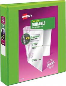 Carpeta durable con vista y anillo inclinado,,62cm - Verde - Ver 7
