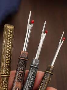 4/1 قطعة - مزيل الخياطة الأنيق، أداة إزالة الغرز، مزيل الخيط، مزيل الخياطة المعدني للخياطة اليدوية والتريكو والأعمال اليدوية - قاطعات الخيط السهلة - متعدد الألوان - مشاهدة 4