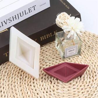 3D handgjord pappersbåt ljusform - liten båt tvålform - epoxiharts segelbåt stenform - gör-det-själv doftljus stenlera hantverk - hartsgjutning - heminredning