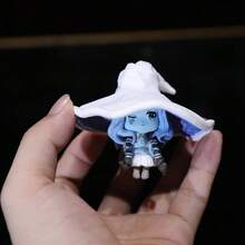 艾尔登法环小兰妮坐姿摆件娃娃游戏角色手持收藏玩具摆件手持摆件汽车摆件艾尔登法环Q迷你兰妮、梅丽娜、兰妮猫、玛丽娜女战士 - 彩色 - 查看 4