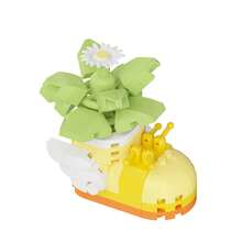 12pcs Micro Particle Cute Mini Garden Sneakers Desk Decor Flower Gift Box Plant Assembly Puzzle Toy, Realistic Preserved Flower Puzzle Toy, 3D Toy Gift For Girls, Mother's Day, Christmas, Father's Day, New Year - Multicolor - View 13