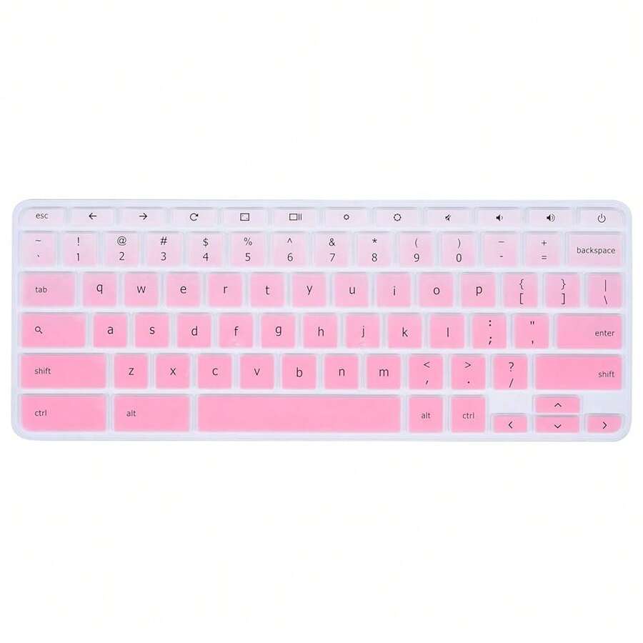 Chromebook Keyboard Cover - Compatible With 2020 R11, Spin 11, R 13, R 11 CB5-132T CB3-131,OmbrePink - OmbrePink - View 1