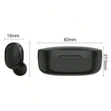 TWS E6S Bluetooth Earphones, Wireless Bluetooth Headphones, Noise Cancelling Headphones With Microphone - Multicolor - View 6