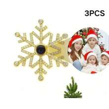 1Pc Custom Christmas Tree Personalized Photo Decoration, Personalized Snowflake Projection Pendant Christmas Decoration, Popular New Christmas/New Year's Day/Holiday Decoration In 2025, Personalized Home Decoration For Christmas And New Year's Day, Family Commemorative Gifts For Family/Friends/Pets,Christmas Gift Supplies - Multicolor - View 47
