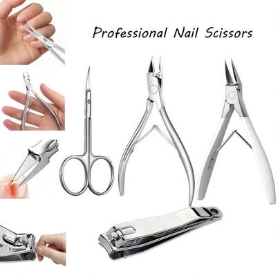 1pc Portable Large Nail Clippers, Household Rotating Belt Filing Nail Clippers, Nail Trimming Tools