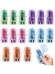 Portable Mini Travel Sewing Kit - Small Emergency Sewing Box, Suitable For Travelers, Hotel Guests, Charities, Homeless, And Christmas Gifts. - Multicolor - View 4