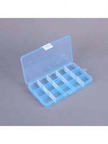 Caixa Organizadora de Joias de Luxo em Plástico Transparente (1 unidade) - Armazene e Exiba Anéis, Colares, Brincos e Acessórios com Fácil Acesso - Recipiente de Armazenamento Transparente com Compartimentos Separados e Design à Prova de Poeira - Multicolorido - Ver 13