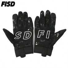 High Quality Glow In The Dark Luminous American Football And Rugby Ball, White Hand Grip Strength Enhancement Gloves For Cycling Bike Ride Training - Multicolor - View 4