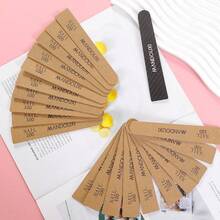 Carbon Fiber Nail File Set, Super Durable Corundum Washable High Hardness & Toughness Reusable Nail Buffer Blocks, Boxed - Black - View 7