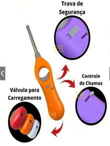 Flexible Lighter For Stove, Candle, Barbecue, Fireplace, Random Color, New Model From 2025. - Multicolor - View 6