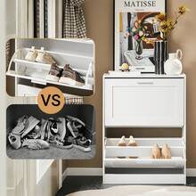 SoBuy Shoe Cabinet FSR137-F - White - View 10