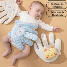 Palma Calmante Para Bebé Dormir Palma Calmante Para Bebé.Regalos para bebés,Para dar palmaditas a los bebés hasta que se duerman - Rosa Pálido - Ver 6