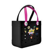 Large Capacity Breathable EVA Women's Beach Bag, Oversized Multi-Size Eva Handbag, Eva Tote Bag, Eva Shoulder Bag, Eva Basket Bag, EVA Beach Bag - Lightweight And Durable Solid Color Open Design, Large Waterproof And Sandproof Washable Sturdy Open Handbag, Suitable For Beach, Swimming Pool, Sports, Shopping, Picnic - Fashionable Holiday Accessories, Beach Bags, Festivals, Casual Outings, Holiday Gifts - Nhiều màu - Xem 19
