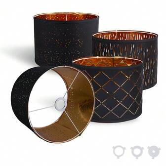 1pc Fabric Lamp Shade, Universal Replacement Lamp Shade, Classic Modern Style, Suitable For Table Lamp, Floor Lamp, Pendant Light, Wall Lamp, Classic European Style, For Bedroom, Living Room, Home Decor, Office Decor, Holiday Decor