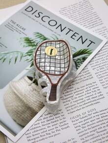 新款可爱仿网球拍发夹，生动的发爪，女士发饰，夏季风格，爪夹秋冬度假装女士 - 彩色 - 查看 5