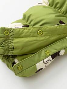 mini bala Baby Down Romper, Triple-Proof Winter Snowsuit, Soft & Warm 2025 New - Green Tone - View 8