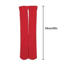 Women's Opaque Stretchy Nylon Over Knee Thigh High StocFKings Knee High Costume Boot Socks For Daily Wear Cosplay{Inchsize_nameinch:InchOneSizeinch,Inchcolor_nameinch:InchRedinch} - Red - View 4