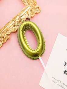 1支波浪形金色数字生日蜡烛 0-9 年龄数字蜡烛 烘焙蛋糕装饰 派对用品 - 金色 - 查看 19